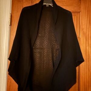 Elegant Black Women's Sweater/ poncho